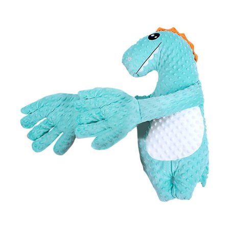 Beroligende dukke til babyer, simuleret klappen for at forhindre forskrækkelse, bionisk kram for at hjælpe din partner med at sove, 3 tilstande (Drage