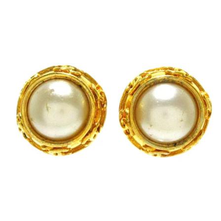 Chanel Vintage - Vintage Smycken - Gul - Dam - Storlek: One Size, Dam, Storlek: ONE SIZE