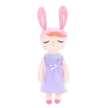 13" Sleeping Bunny Rabbit Girl Baby Stuffed Plush Dolls Toys For Kids