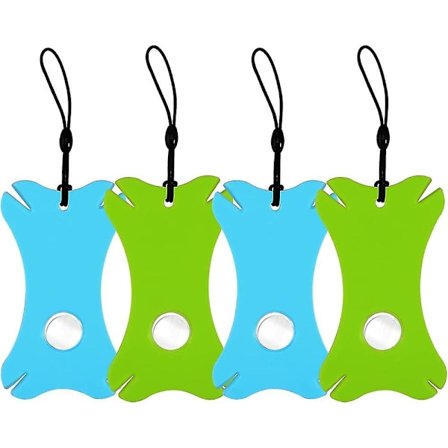 4 st Fästingkort med förstoringsglas, Fästingkort för att ta bort fästingar, fästingkort för människor, barn, hundar, katter