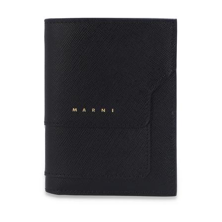 Marni bifold , Zwart , Dames , Maat: ONE Size Portefeuilles