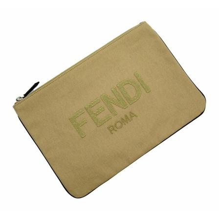 Fendi Vintage Clutches , Beige , unisex , Maat: ONE Size Vintage Tassen