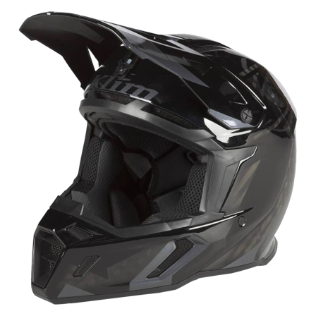 Kask na Skuter Śnieżny Klim F5 Amp Czarny/Asfalt M