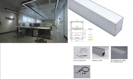 SYNERGY 21 LED U-Profil 200cm, ALU052