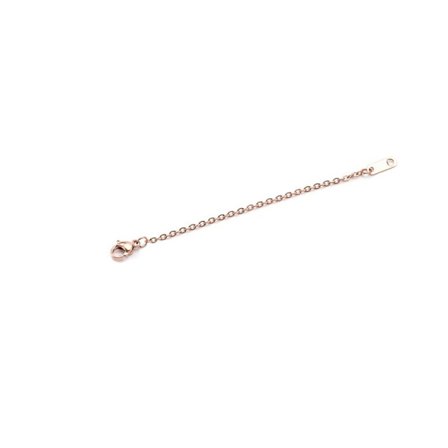 Förlängare säkerhetskedja i rostfritt stål Förlängningskedja ROSE GOLD