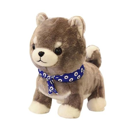 Ihana pehmoinen Shiba Inu -koiran nukke lelu kotisohva auton sisustus lasten syntymäpäivälahja(Sininen)