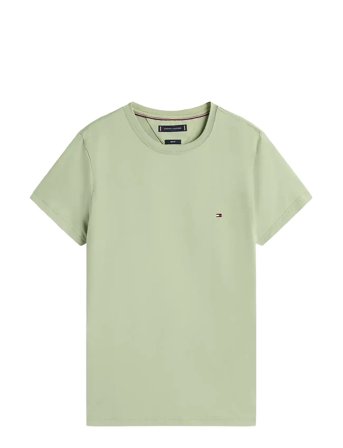 Stretch Slim Fit Tee Green Tommy Hilfiger