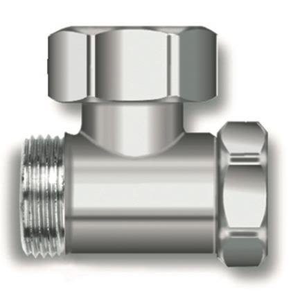 Thermopanel 6606020 Avstängningsventil vinkel, utv. gänga, Värme