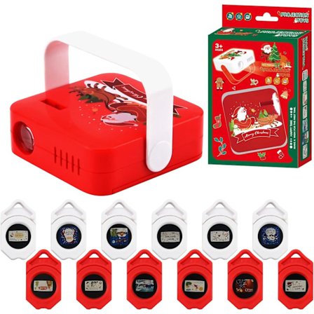 Projektor julebelysning til indendørs og udendørs brug, juleprojektorlamper, julelampe til projektor, snefnug, med 12 mønstre, til