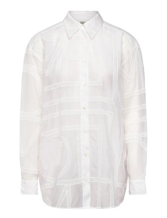 TOTEME Classic Crochet Shirt - White - 34