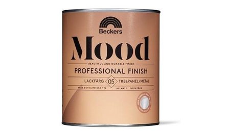 Beckers Lackfärg, Mood Pro Finish 05 helmatt, 0.75L, Vit, Färg & tapeter