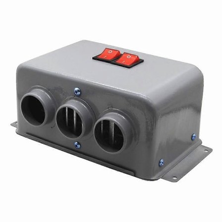 Bilvarmer, 12V Bilvarme Køling Kompakt Varmer 3 Huller 600W-800W Afrimer Anti-dug Varmer Vinter Hurtig Opvarmning Varmere Frostfjernelse-lingling}