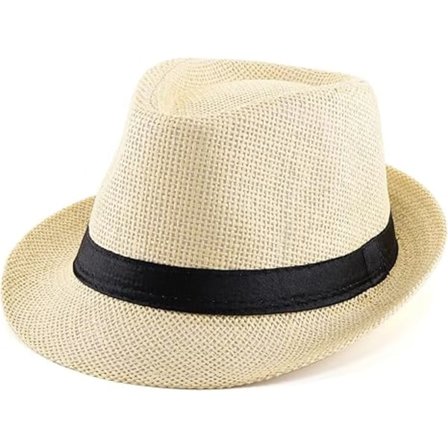 Unisex Fedora -hattu Trilby Olkihatut Kesä Panama Ranta Aurinkohattu