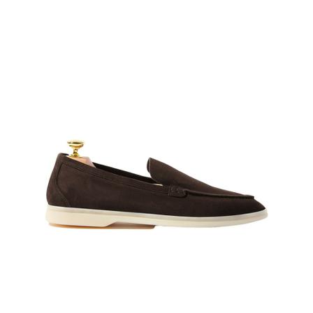 Scarosso, Ludovico Suede Loafers Bruin, Heren, Maat:45 EU