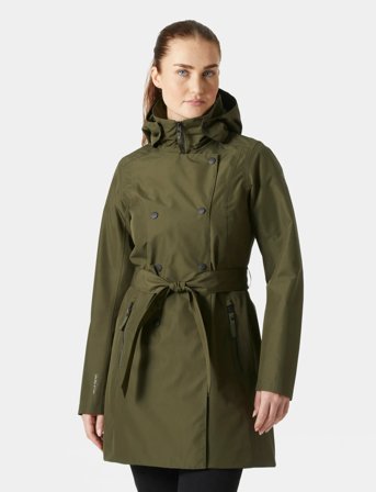 Helly Hansen W Welsey Ii Trench Insulated - Khaki green - XL