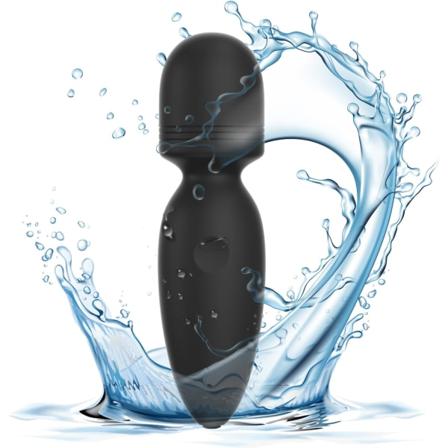 Ryggmuskelmassasjer - Mini - Oppladbar - 10 Moduser - for Nakke - Fot - Arm Full Kropps Muskelavslapping Trådløs Massasjer 4.35 * 1.18 tommer Black