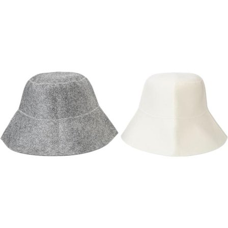 2 stk badstuhatt filt badmössa dampbadhatt absorberende baderom badstu hatt beskytt hår for kvinner menn badstu tilbehør