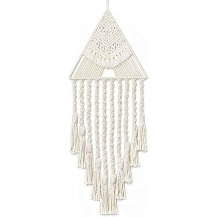 Spids Vægtæppe med Blonder, Geometrisk Kunst, Boheme Hjemmedekoration, Væghængning, Sovesal, Dørpanel