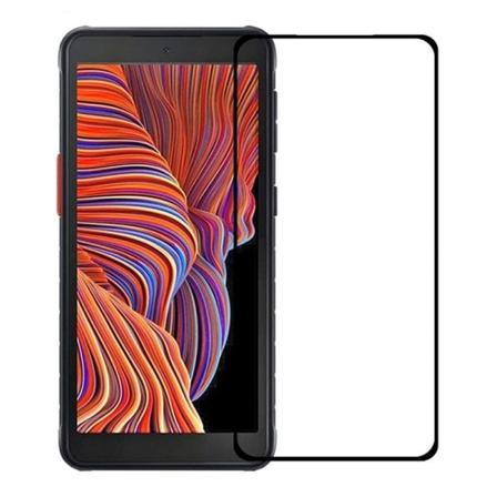 Skärmskydd Samsung Galaxy X Cover 5 - 3D Härdat Glas Svart Black