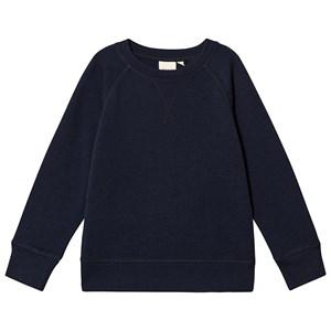 Kuling Navy Merino Sweatshirt 122/128 cm - Jumpers and knitwear - 122/128 cm - Navy