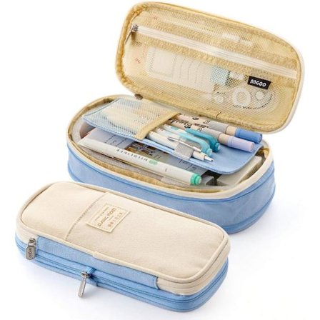 Stor Pennfodral med Utbyggbar Liten Ficka