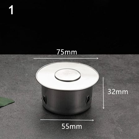 Kloakkrørlokk Rund rørendeplugg 1 1