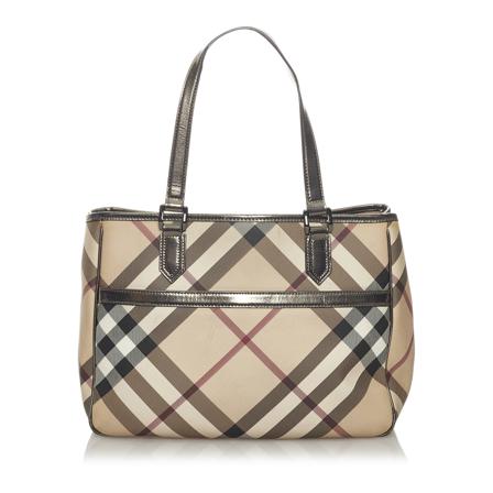Burberry Vintage, Pre - Owned Supernova Handbag Bruin, Dames, Maat:ONE Size
