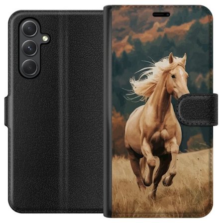 Kompatibel Tegnebogsetui til Samsung Galaxy A05s Løbende Hest