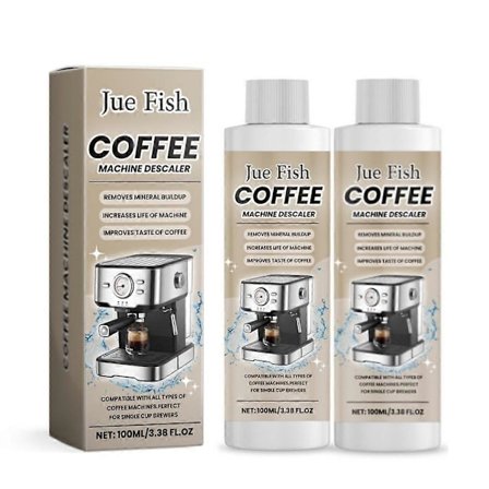 100 ml Avkalkningsmiddel og Rengjøringsmiddel for Kaffemaskiner for å Fjerne Kalkavleiringer