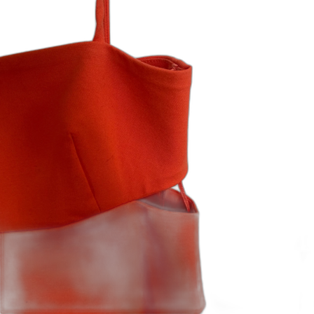 Orange sommartopp