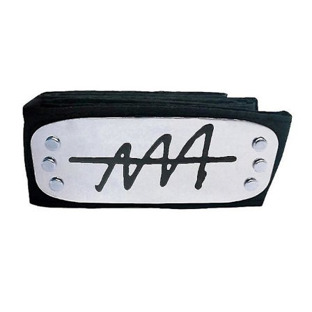 Naruto Headband With Cosplay Logo, Gold-plated Ninja Headdress
