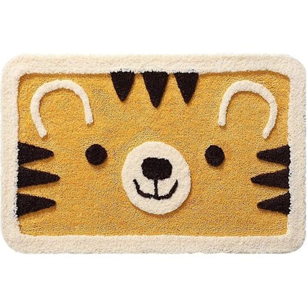 Badrumsmatta söt djur dörrmatta kök badrum golvmatta halkfri absorberande (storlek: 45x65cm)