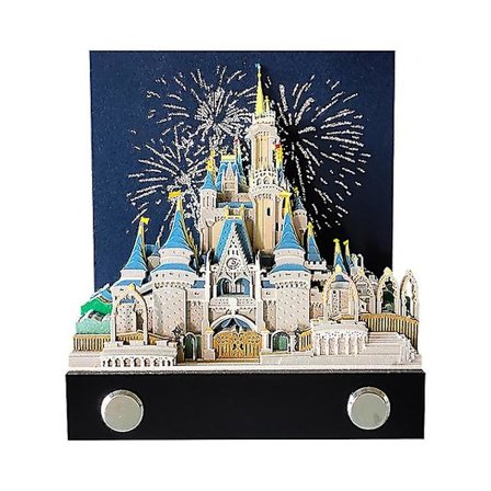 Omoshiroi Block 3d Muistio 3d Kalenteri 2024 Sakura Treehouse Pöytäkalenteri Valoilla Paperi Taide 3d Muistiinpanolohko Joululahja (FMY)