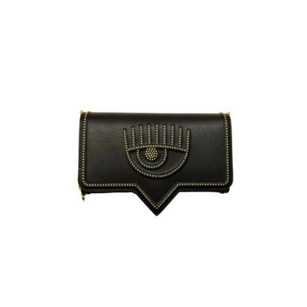 Chiara Ferragni Collection Wallets ; Cardholders , Zwart , Dames , Maat: ONE Size Portefeuilles