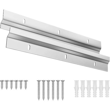 Fransk list bildhängare, 2 st Z-bar sammanlåsande väggmonteringsfästen bildhängningsbeslag kit för upphängning av tavlor