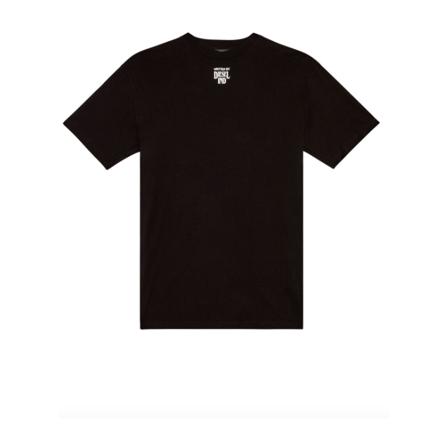 Diesel, T-Shirts Zwart, Heren, Maat:S