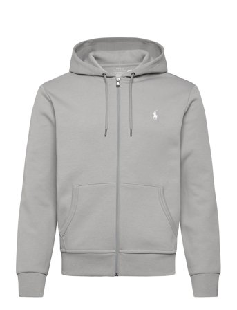 Polo Ralph Lauren Double-Knit Full-Zip Hoodie - Grey - XXL