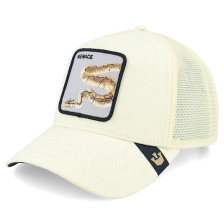 Goorin Bros. - Beige Trucker Cap - Deadly Companion Core Canvas A-Frame Trucker @ Hatstore