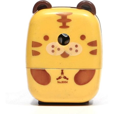 Tegneserie Dyre Blyantspidser Blyantspidser Sød Tiger Panda Metal Skrivebords Blyantspidser Med Håndtag Til Børn Studerende Kontor Skole Studerende (