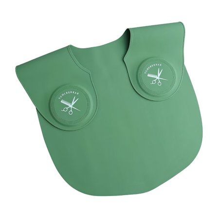 Silikone frisørkappe Lang hårklippe forklæde Vandtæt og antistatisk til frisørfamilie og salonprofessionelle