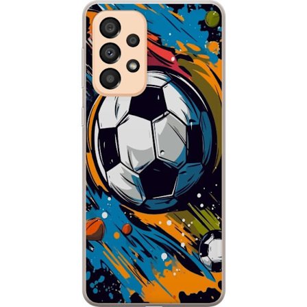Mobilskal till Samsung Galaxy A33 5G med Fotbollar