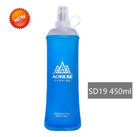 AONIJIE SD09 SD10 250 ml 500 ml mjuk kolv Fällbar hopfällbar vattenflaska TPU fri för löpning Hydration Pack Midjeväska Väst