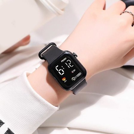 Digital klokke vanntett barneklokke for gutter jenter Led armbåndsur-ny