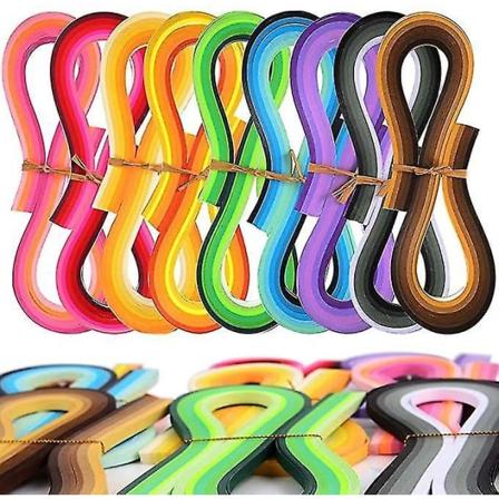 9 Väriä 900 Nauhaa Quilling-Paperisetti DIY-Käsityölahjat
