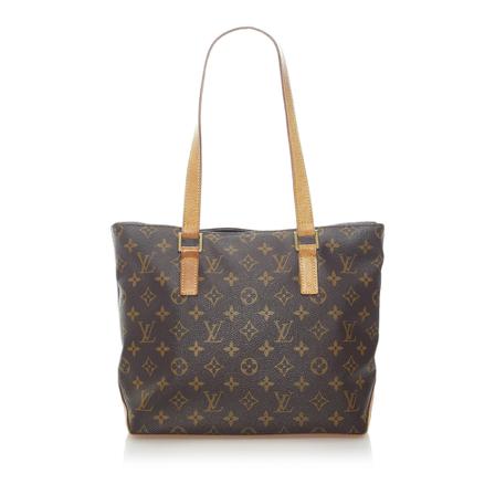 Louis Vuitton Vintage Pre-owned Cabas Piano Monogram Tote Taske Brun, Dame Vintage Tasker, Størrelse: ONE Size