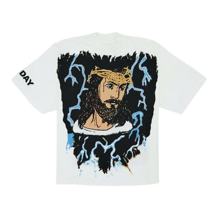 Yeezy, T-Shirts Wit, Heren, Maat:L