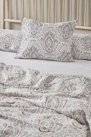 Jotex - Putetrekk i Sateng Naturhvit - BIANCA - Kjøp Putevar hos Jotex