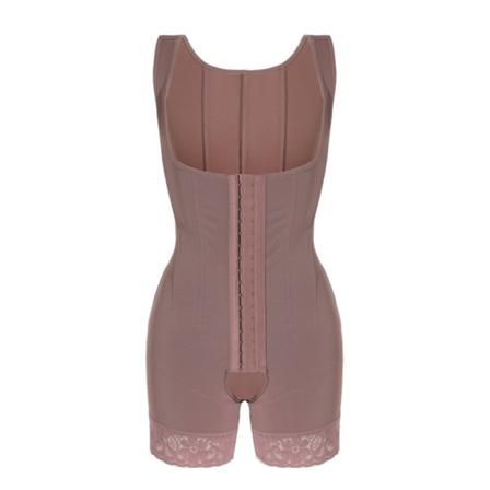 Bodysuit koukku ja silmien sulkeminen vatsan säädettävä haarojen avoin rintakehä QQ 1088 S