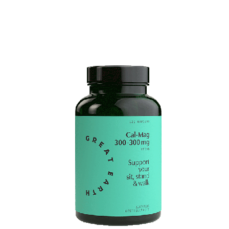Great Earth Kalsium Magnesium 300/300 mg 120 kapsler