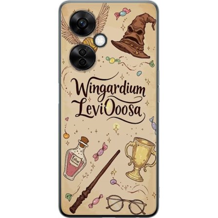 Kompatibelt Mobildeksel til OnePlus Nord CE 3 Lite Harry Potter Wingardium Leviosa magiske ikoner trollstav Gullsnoppen Potter illustrasjon